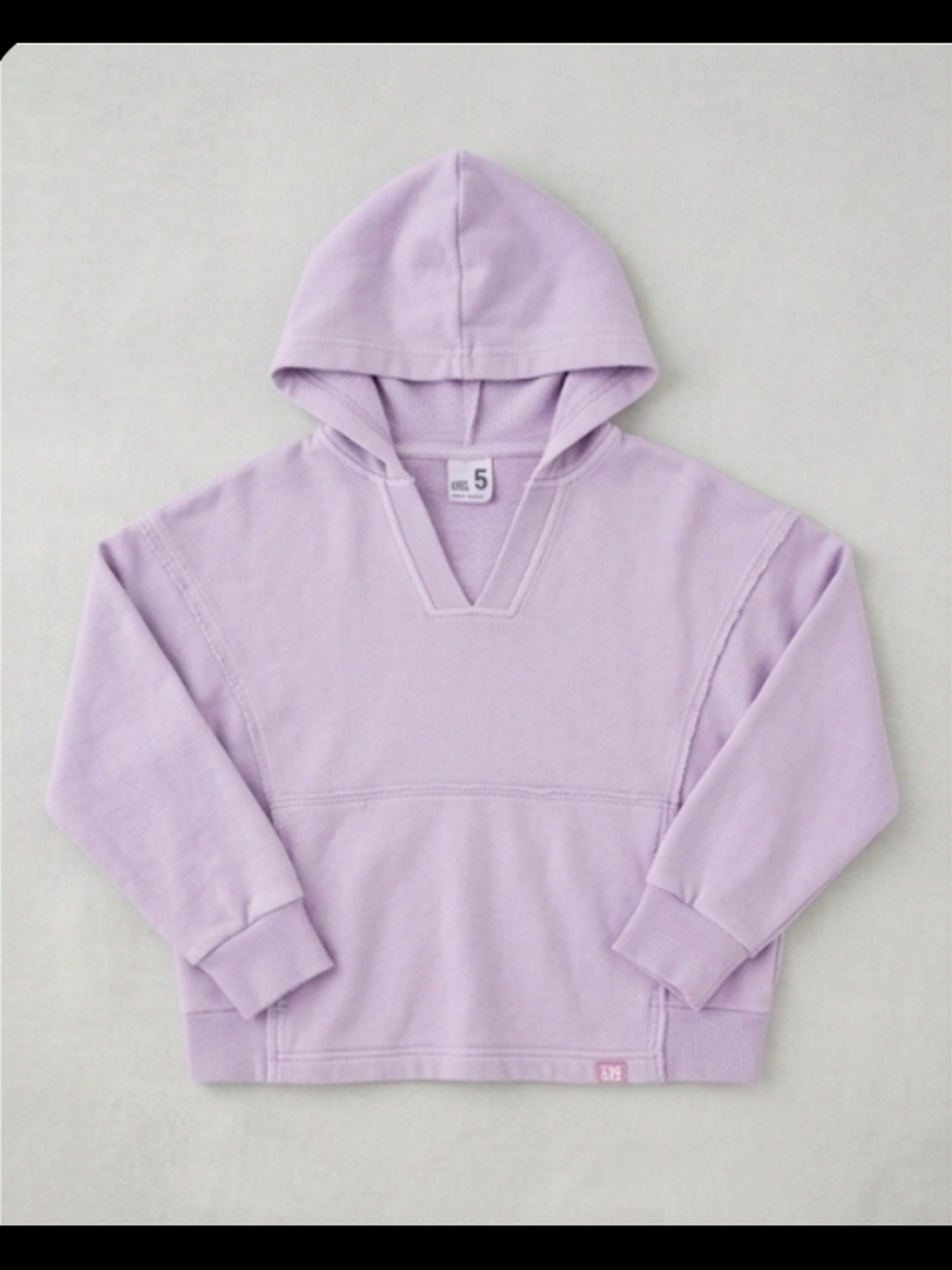 Cotton On Kids Lavender V-Neck Hoodie - Size 5
